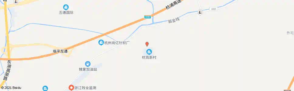 杭州六监_公交站地图_杭州公交_妙搜公交查询2025