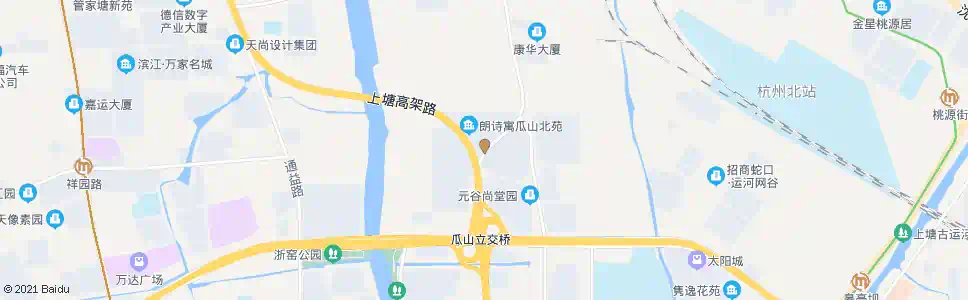 杭州蒋家塘_公交站地图_杭州公交_妙搜公交查询2025