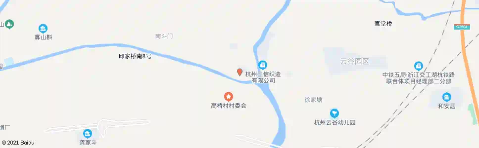 杭州高桥工业园区_公交站地图_杭州公交_妙搜公交查询2025