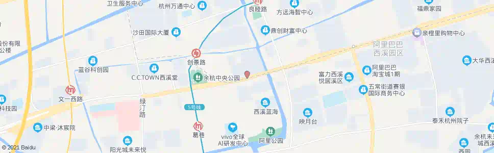 杭州文一西路东口_公交站地图_杭州公交_妙搜公交查询2025