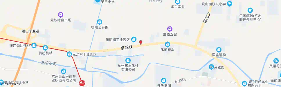 杭州宁野农业装备_公交站地图_杭州公交_妙搜公交查询2025