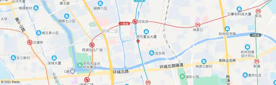 杭州建国路口_公交站地图_杭州公交_妙搜公交查询2025