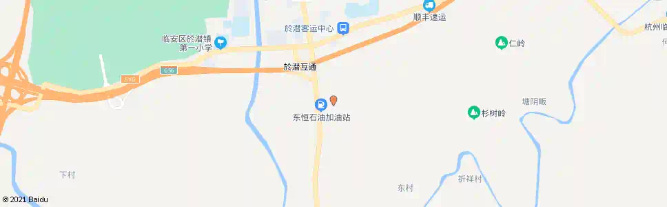 杭州横山村_公交站地图_杭州公交_妙搜公交查询2025