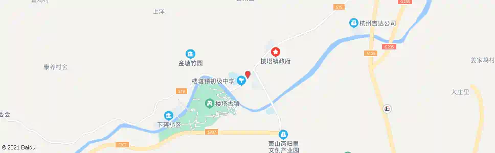 杭州楼塔公交站_公交站地图_杭州公交_妙搜公交查询2025