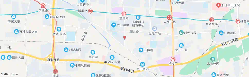 杭州荣联村_公交站地图_杭州公交_妙搜公交查询2025