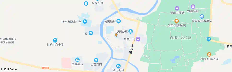 杭州瓶窑幼儿园_公交站地图_杭州公交_妙搜公交查询2025