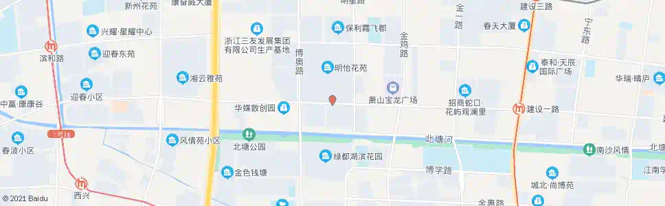 杭州明怡花园_公交站地图_杭州公交_妙搜公交查询2025