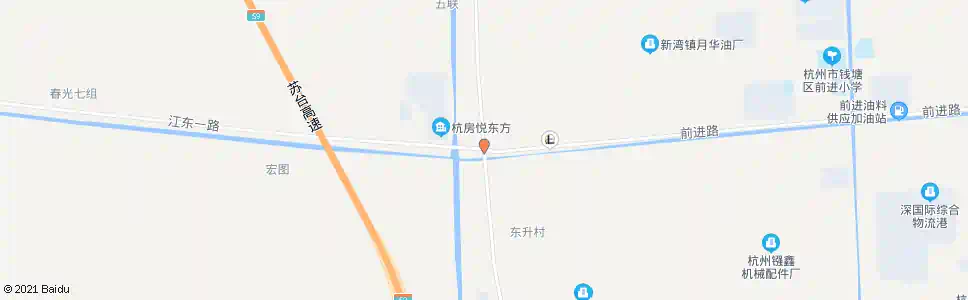 杭州梅林大道江东一路口_公交站地图_杭州公交_妙搜公交查询2025