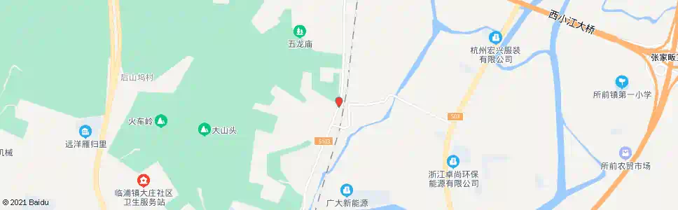 杭州袄庄陈(邱家坞)_公交站地图_杭州公交_妙搜公交查询2025