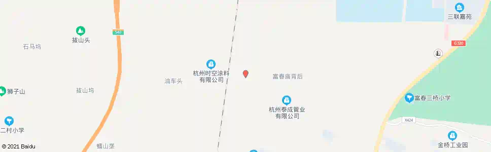 杭州后山岭1_公交站地图_杭州公交_妙搜公交查询2025