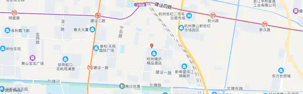 杭州乐荣公司_公交站地图_杭州公交_妙搜公交查询2025