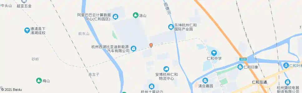 杭州启航路仁良路口_公交站地图_杭州公交_妙搜公交查询2025