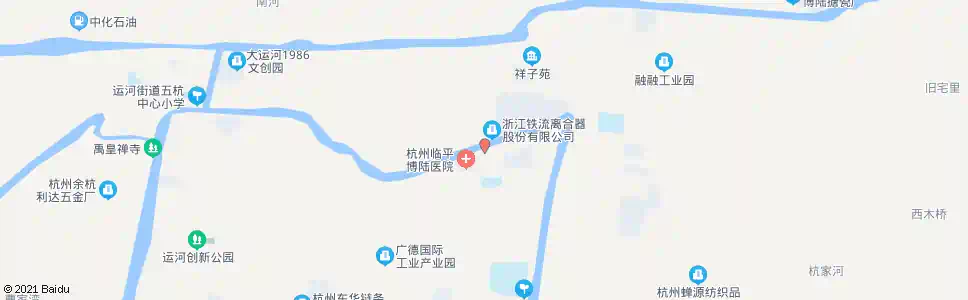 杭州白渡巷_公交站地图_杭州公交_妙搜公交查询2025