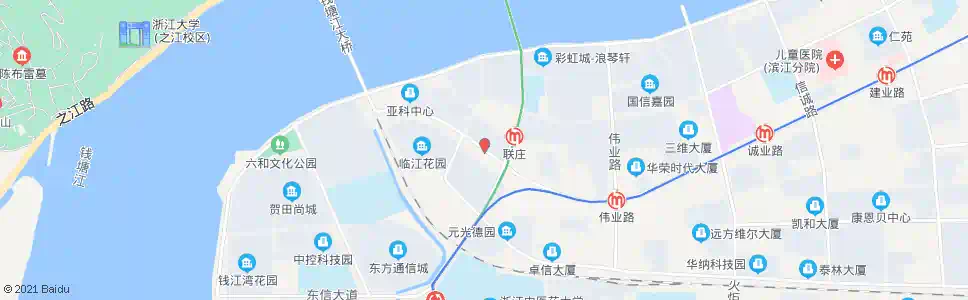 杭州钱江大桥换乘站_公交站地图_杭州公交_妙搜公交查询2025