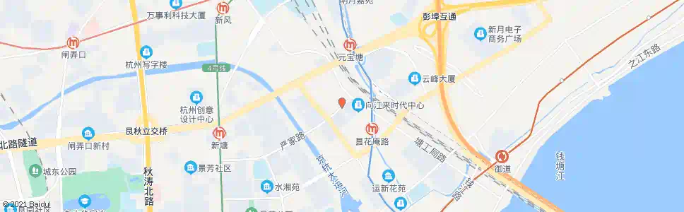 杭州章家坝小区南_公交站地图_杭州公交_妙搜公交查询2025