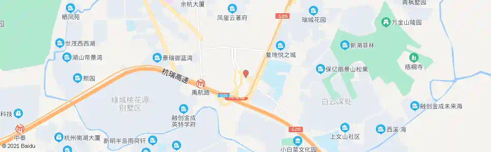 杭州华坞_公交站地图_杭州公交_妙搜公交查询2025