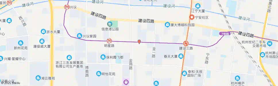 杭州金二社区_公交站地图_杭州公交_妙搜公交查询2025