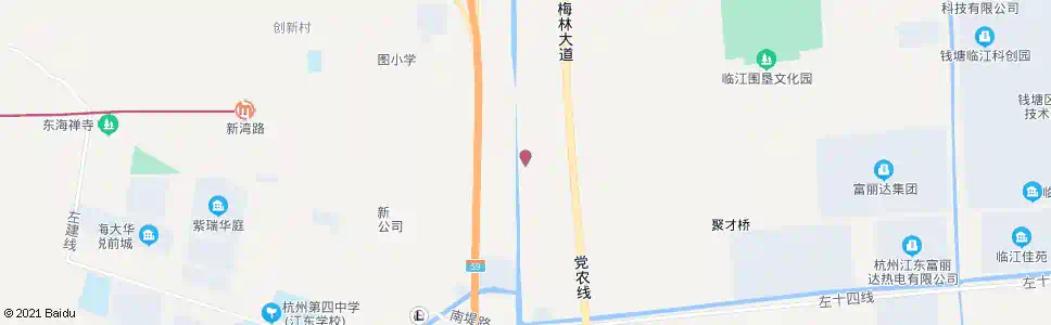 杭州经六路临江大道口_公交站地图_杭州公交_妙搜公交查询2025