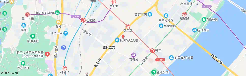 杭州九堡农贸市场_公交站地图_杭州公交_妙搜公交查询2025