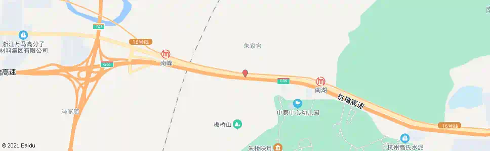 杭州南湖村_公交站地图_杭州公交_妙搜公交查询2025