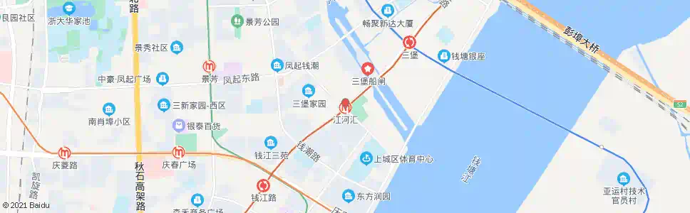 杭州三堡船闸_公交站地图_杭州公交_妙搜公交查询2025