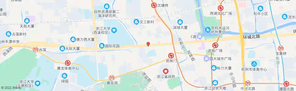 杭州八字桥北_公交站地图_杭州公交_妙搜公交查询2025