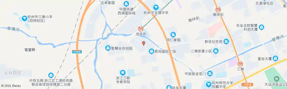 杭州区公交华舍站_公交站地图_杭州公交_妙搜公交查询2025