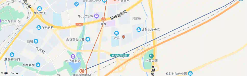 杭州邬家埭_公交站地图_杭州公交_妙搜公交查询2025