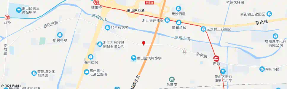 杭州莫家港_公交站地图_杭州公交_妙搜公交查询2025
