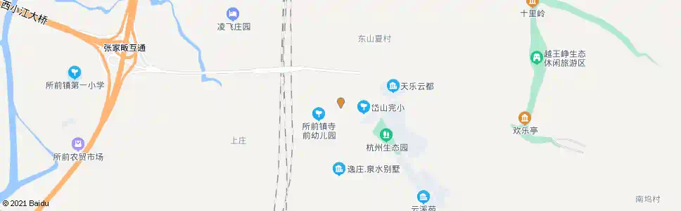 杭州越山村_公交站地图_杭州公交_妙搜公交查询2025