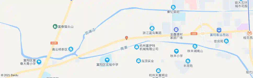 杭州春华_公交站地图_杭州公交_妙搜公交查询2025