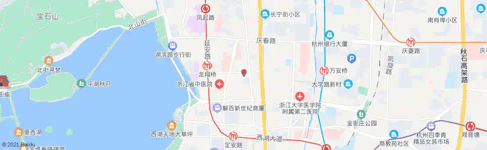 杭州岳王路_公交站地图_杭州公交_妙搜公交查询2025