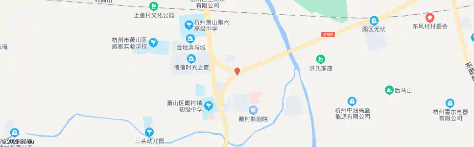 杭州戴村镇镇府_公交站地图_杭州公交_妙搜公交查询2025