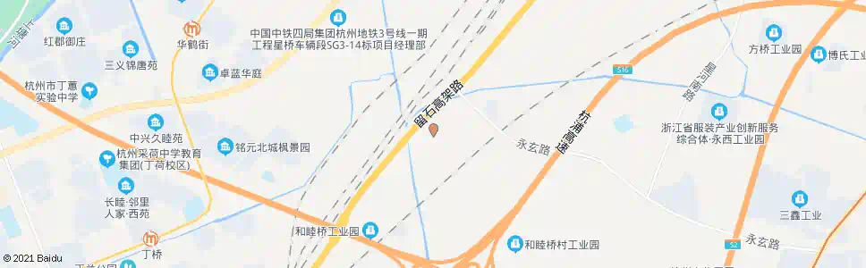 杭州和睦村_公交站地图_杭州公交_妙搜公交查询2025