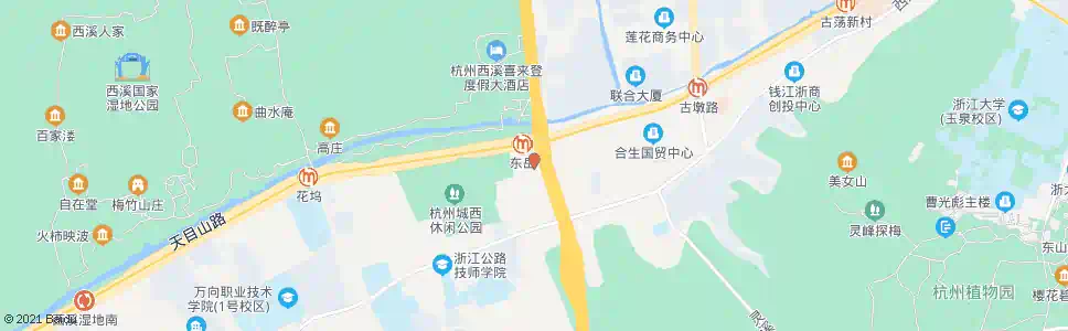 杭州汽车西站(brt)_公交站地图_杭州公交_妙搜公交查询2025