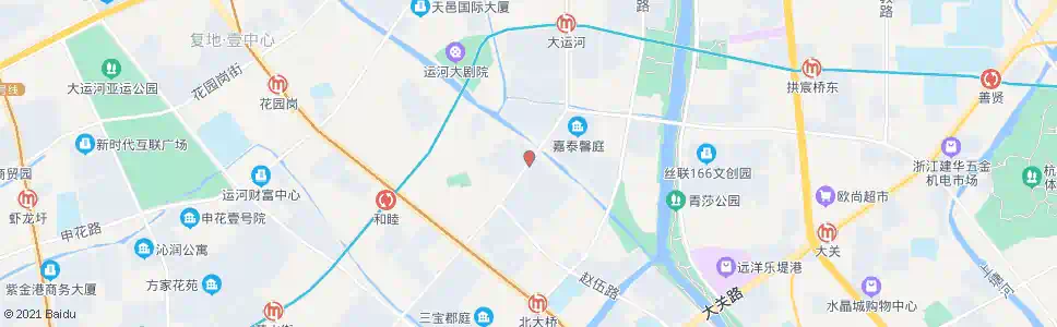 杭州华丰宿舍_公交站地图_杭州公交_妙搜公交查询2025