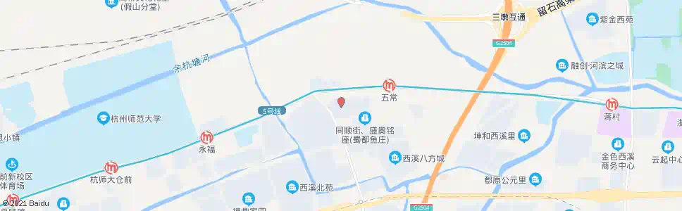杭州杨家墩(余杭区)_公交站地图_杭州公交_妙搜公交查询2025