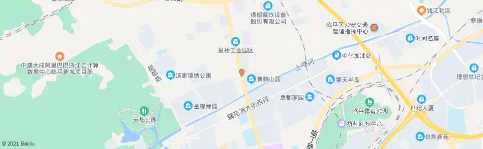 杭州星桥北路星灿路口_公交站地图_杭州公交_妙搜公交查询2025