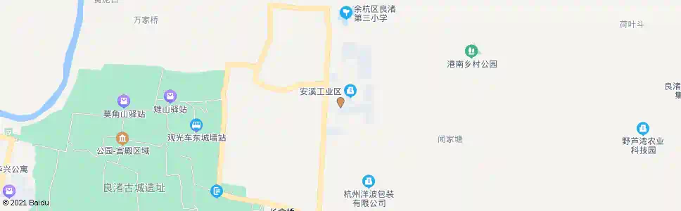 杭州安溪工业园区_公交站地图_杭州公交_妙搜公交查询2025