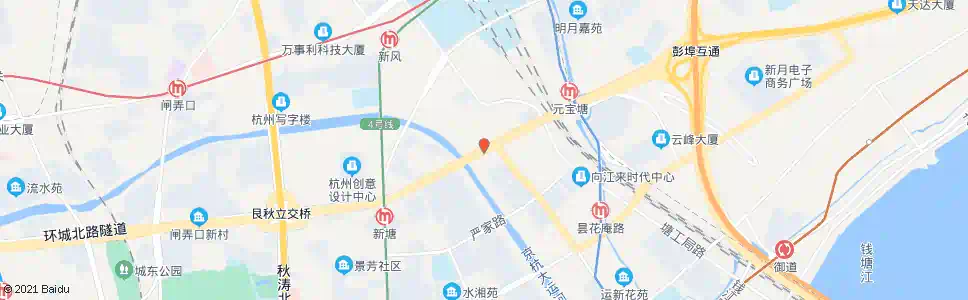 杭州章家坝_公交站地图_杭州公交_妙搜公交查询2025