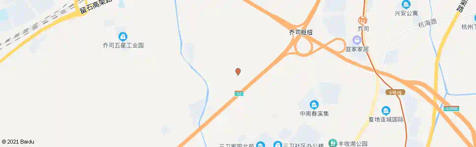 杭州朝阳五组(冯金村东)_公交站地图_杭州公交_妙搜公交查询2025
