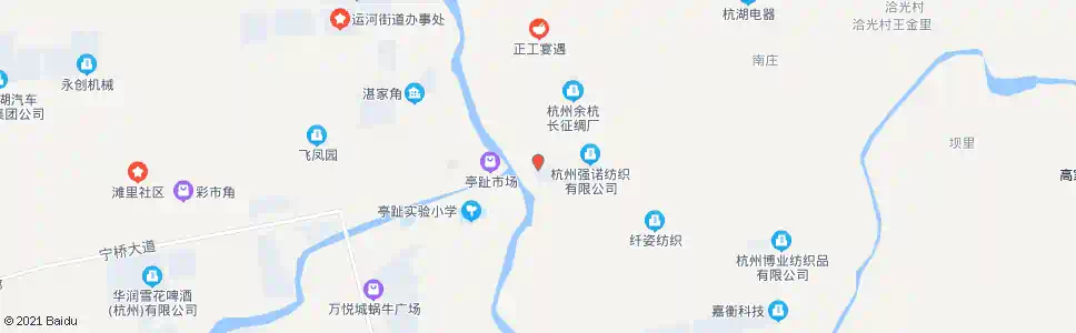 杭州津亭路口_公交站地图_杭州公交_妙搜公交查询2025