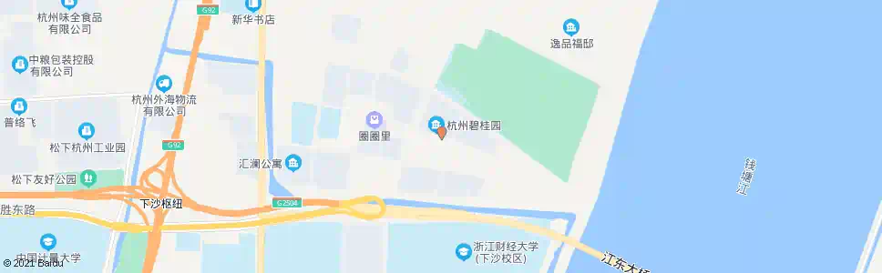 杭州水云街海涛路口_公交站地图_杭州公交_妙搜公交查询2025