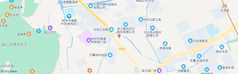 杭州春风苑_公交站地图_杭州公交_妙搜公交查询2025