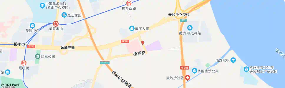 杭州梧桐_公交站地图_杭州公交_妙搜公交查询2025