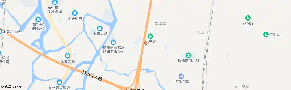 杭州张家畈_公交站地图_杭州公交_妙搜公交查询2025