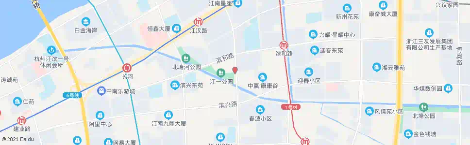 杭州江汉路江晖路口_公交站地图_杭州公交_妙搜公交查询2025
