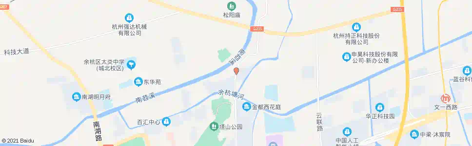 杭州福临花园_公交站地图_杭州公交_妙搜公交查询2025