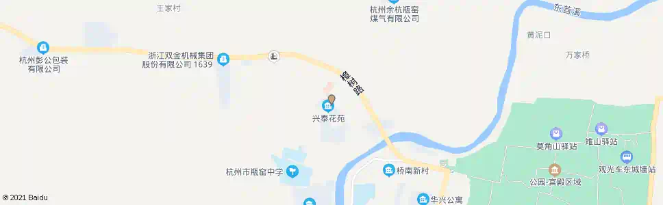 杭州花园_公交站地图_杭州公交_妙搜公交查询2025