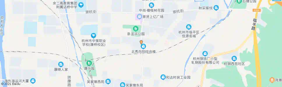 杭州马家浜_公交站地图_杭州公交_妙搜公交查询2025